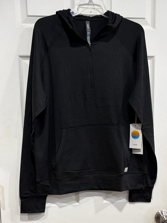 Vuori Other - Vuori Men's Medium Ponto Performance Half Zip Hoodie Black Heather NWT Travel